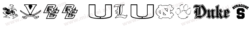 NCAA Memphis Tigers字体转换
